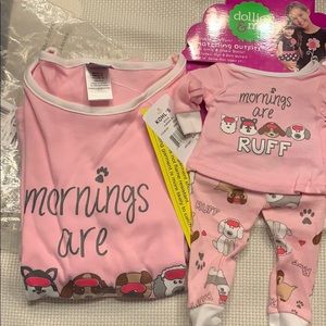 Dollie & Me matching outfit for girls & 18” dolls